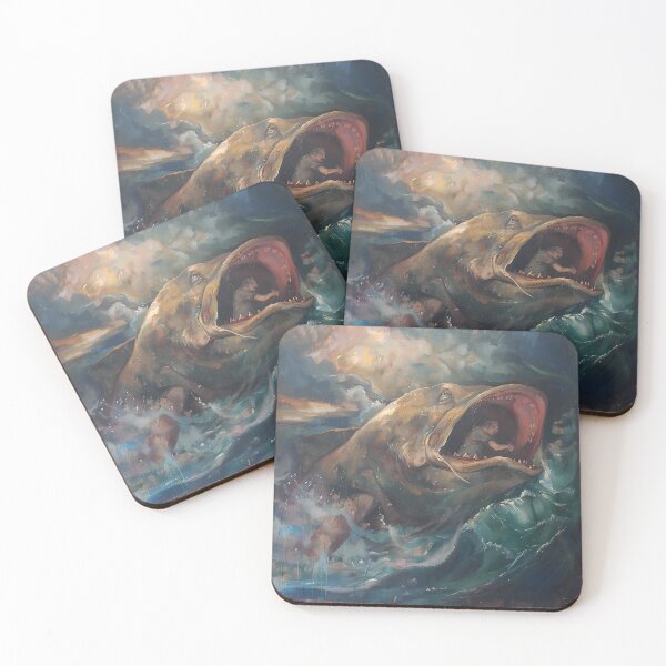 Item preview, Jonah and the Great Fish designed and sold by LivingArtClips.