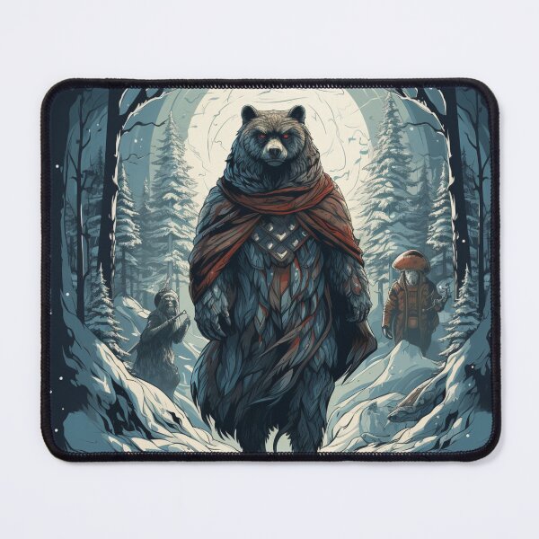 Item preview, Bear - leader of the forest folk designed and sold by liana campbell.