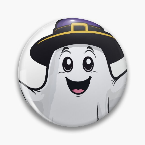 Item preview, Ghost witch hat sticker designed and sold by bootifull.