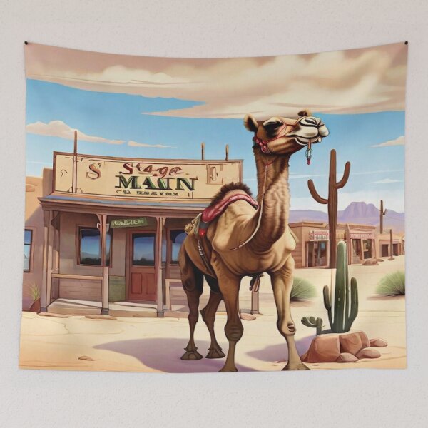 Item preview, Sonoran the Camel "Desert Spotlight: Camel at the Main Stage designed and sold by MudmanExpress.