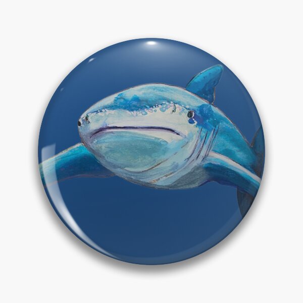 Item preview, Watercolor Shark at Stinson Beach designed and sold by Artlizzard.