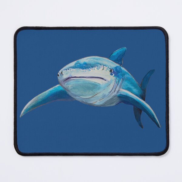 Item preview, Watercolor Shark at Stinson Beach designed and sold by Artlizzard.