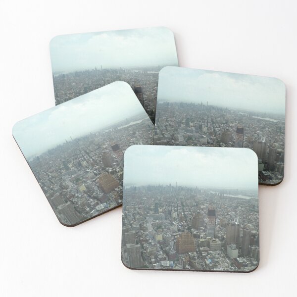 Item preview, Aerial View of Lower Manhattan, Midtown Manhattan, Skyscrapers, New York City designed and sold by lenspiro.