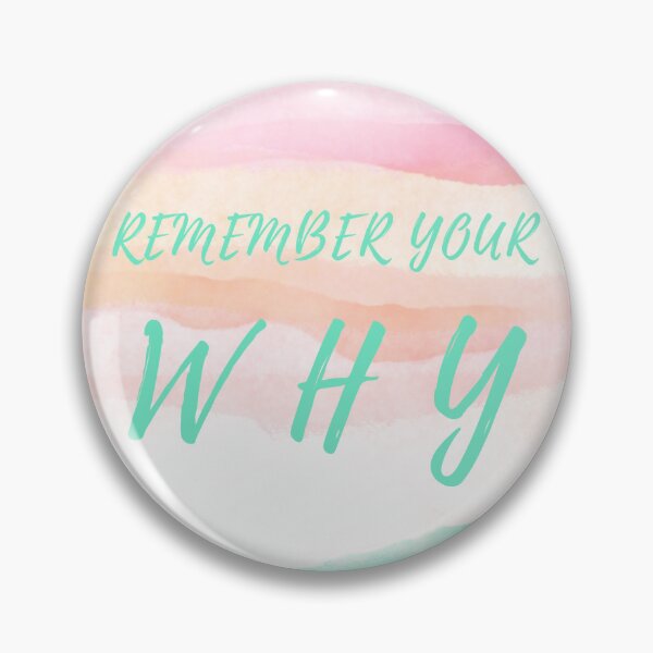 Item preview, Remember Your Why in teal pink pastels designed and sold by Ideas-BYDESiGN.