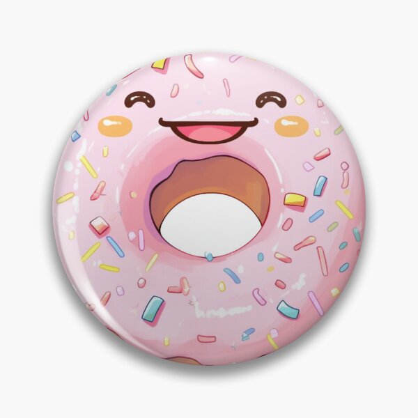 Item preview, Delighted Donut kawaii designed and sold by StickerStarSaga.