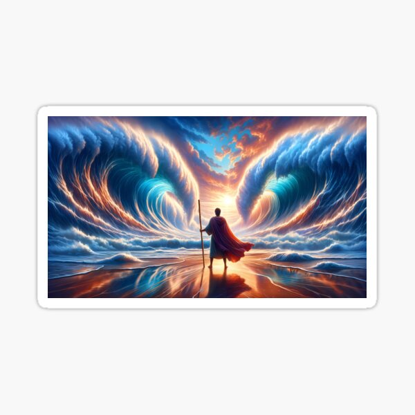 Item preview, Moses Splits the Red Sea designed and sold by Space Egg.