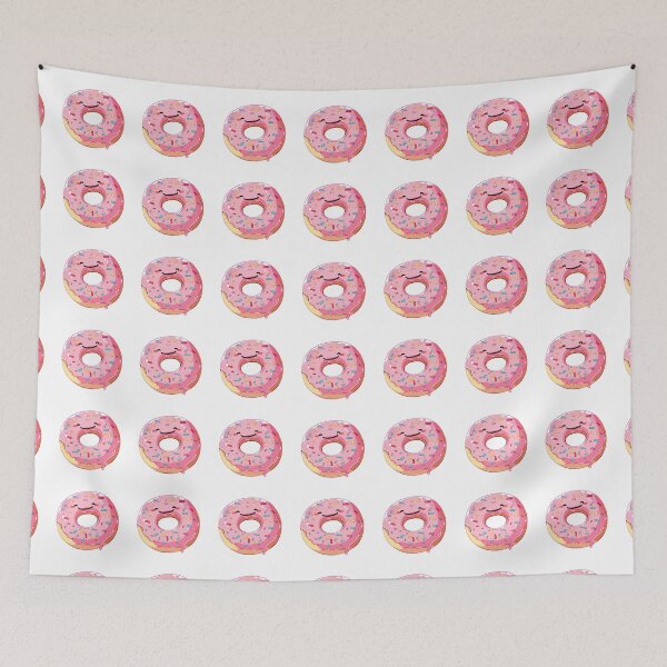 Item preview, Delighted Donut Smile designed and sold by StickerStarSaga.