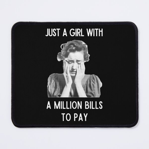 Item preview, Stressed Retro Lady - Financial Struggles Tee designed and sold by Ingridpd.