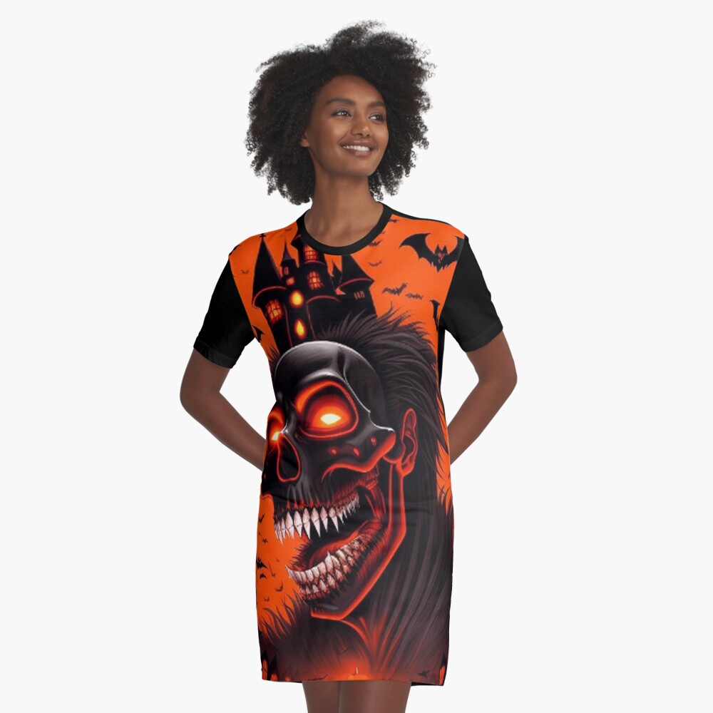 Item preview, Graphic T-Shirt Dress designed and sold by TheDarkWardrobe.