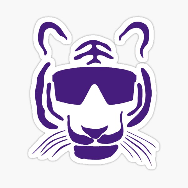 Item preview, Purple Swag Tiger designed and sold by JONATHAN HILL.