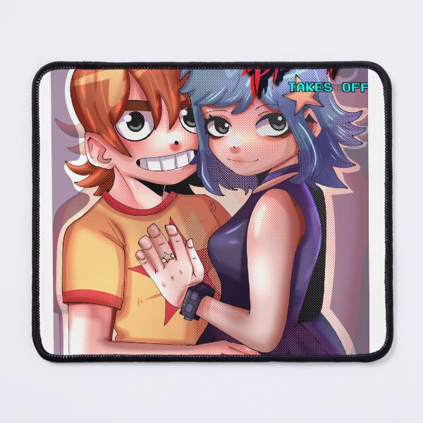 Item preview, Scott and Ramona Chibi Artwork designed and sold by EzrahzRiot.