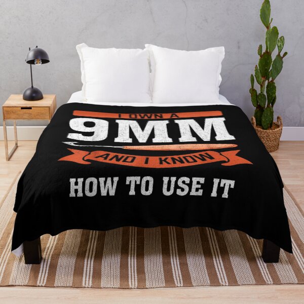 Item preview, I Own A 9mm And I Know How To Use It Funny designed and sold by YerrouDesing.