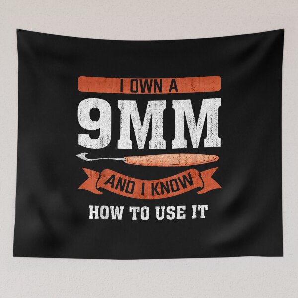 Item preview, I Own A 9mm And I Know How To Use It Funny designed and sold by YerrouDesing.