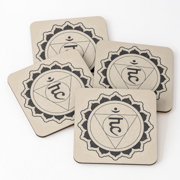 Item preview, Throat Chakra Mandala - Dove + Coal designed and sold by Irene Estelle.