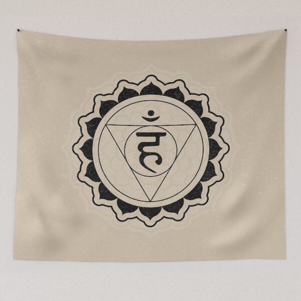 Item preview, Throat Chakra Mandala - Dove + Coal designed and sold by Irene Estelle.