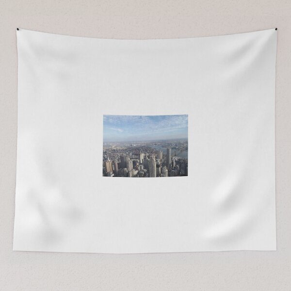 Item preview, Aerial View, Lower Manhattan, Brooklyn Bridge, Manhattan Bridge, Skyscrapers. New York City designed and sold by lenspiro.