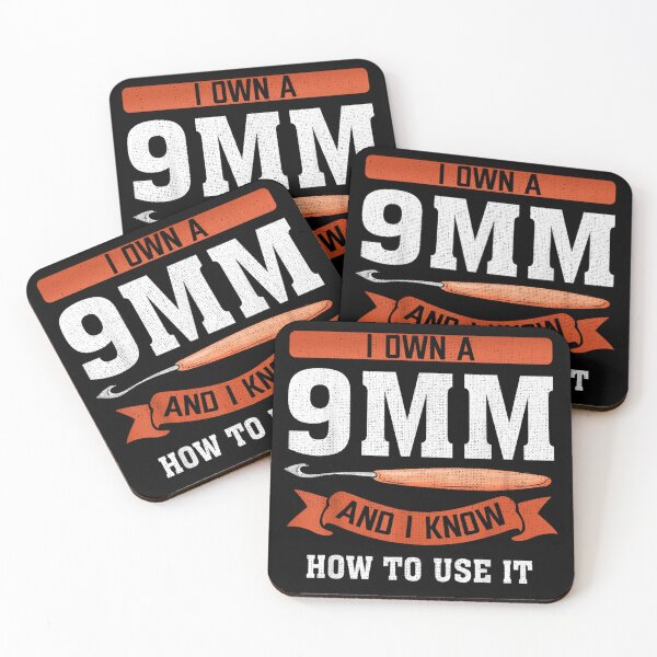 Item preview, I Own A 9mm And I Know How To Use It Funny designed and sold by YerrouDesing.