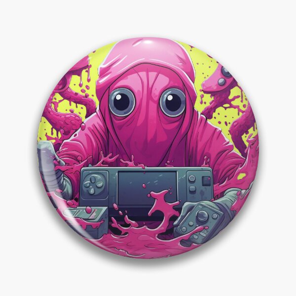 Item preview, Gamer Pink Octopus designed and sold by Obsidian Ink by Wilshire.