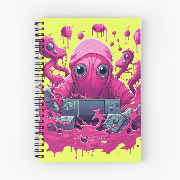 Item preview, Gamer Pink Octopus designed and sold by Obsidian Ink by Wilshire.