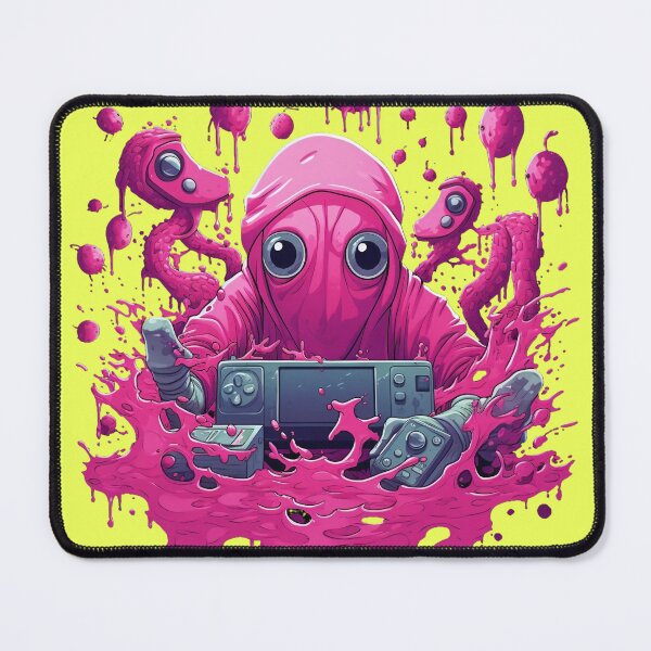 Item preview, Gamer Pink Octopus designed and sold by Obsidian Ink by Wilshire.