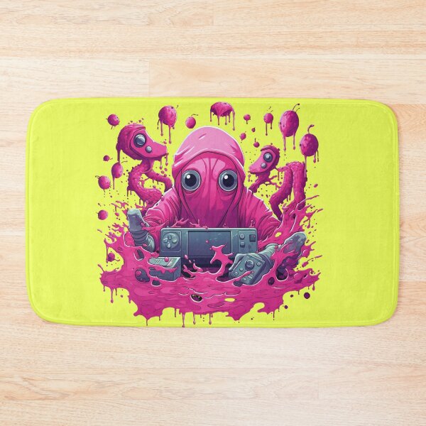 Item preview, Gamer Pink Octopus designed and sold by Obsidian Ink by Wilshire.