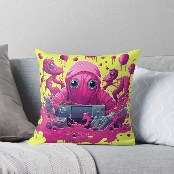 Item preview, Gamer Pink Octopus designed and sold by Obsidian Ink by Wilshire.