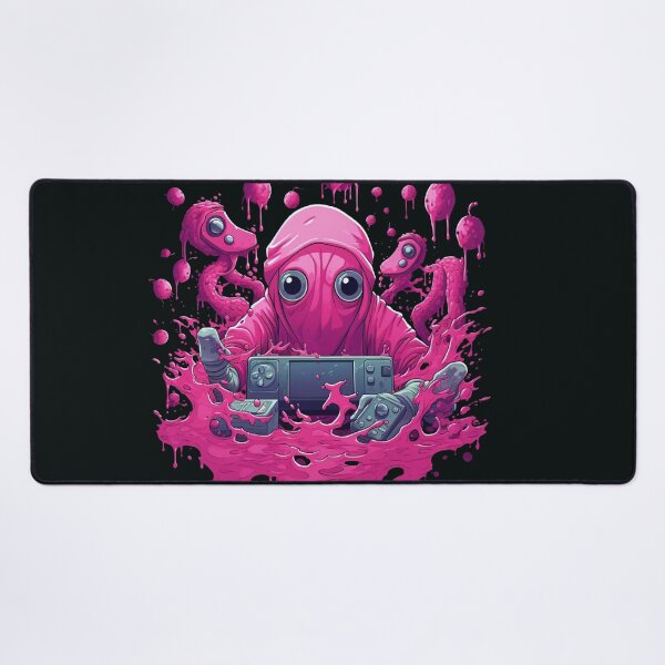Item preview, Gamer Pink Octopus designed and sold by Obsidian Ink by Wilshire.