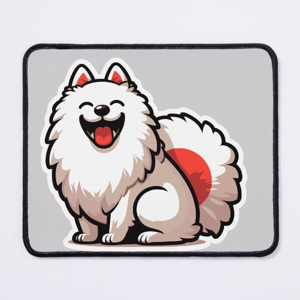 Item preview, Japanese Spitz Kawaii Cute Puppy Dog Japanese Flag Theme designed and sold by Elarex.