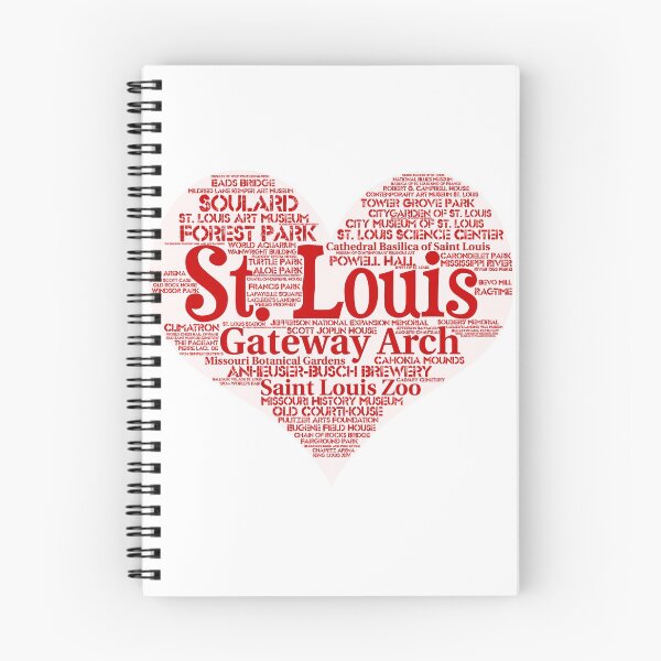 Item preview, Heart of St. Louis Heart Word Cloud Products designed and sold by Mel747.