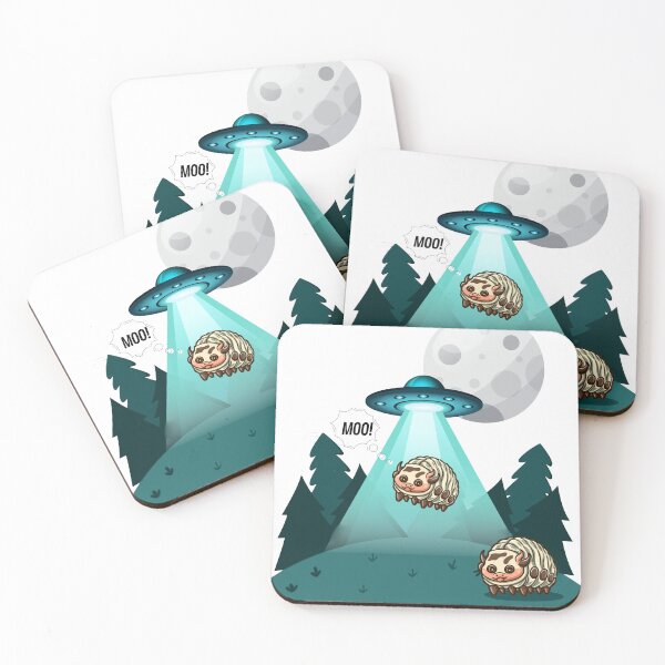 Item preview, Dairy Cow Isopod Extraterrestrial pill bug abduction designed and sold by Printperium.