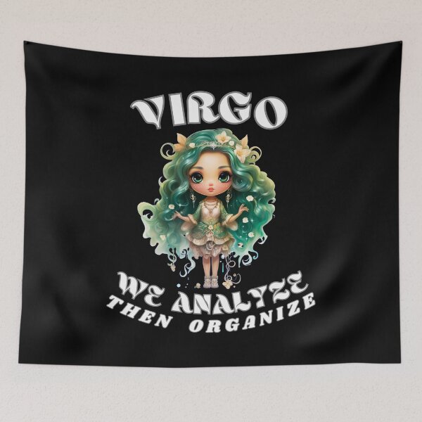 Item preview, Virgo. We Analyze, Then Organize designed and sold by ZodiacWonders.