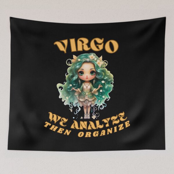 Item preview, Virgo. We Analyze, Then Organize. virgo sign designed and sold by ZodiacWonders.