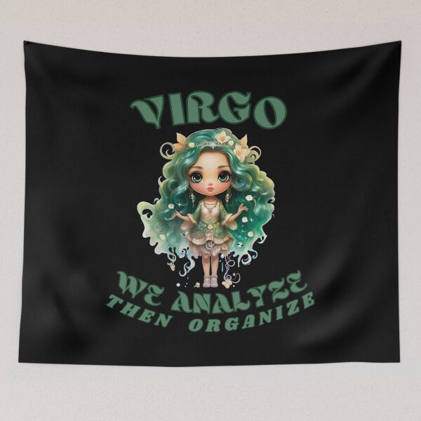 Item preview, Virgo. We Analyze, Then Organize. virgo birthday designed and sold by ZodiacWonders.
