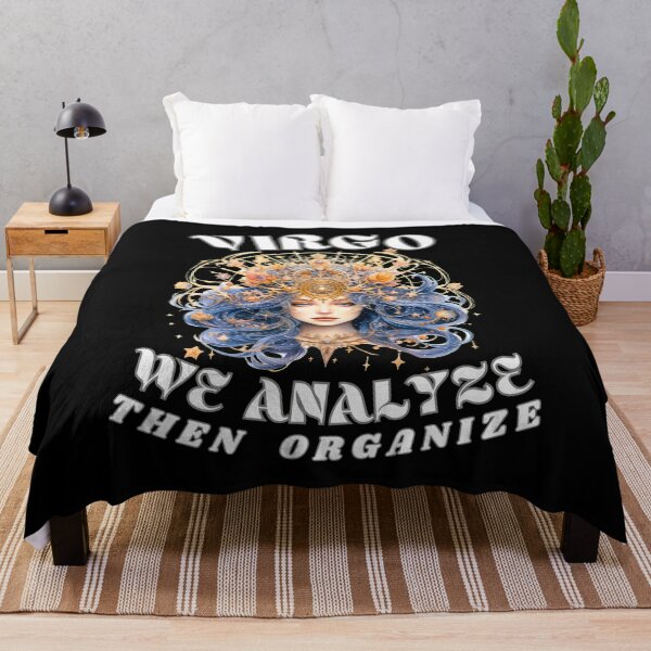 Item preview, Virgo. We Analyze, Then Organize. virgo august designed and sold by ZodiacWonders.