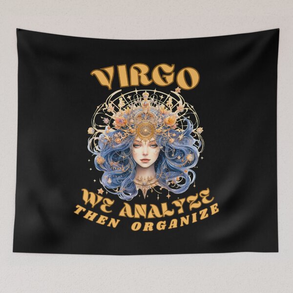 Item preview, Virgo. We Analyze, Then Organize. virgo september designed and sold by ZodiacWonders.