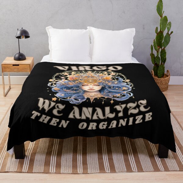 Item preview, Virgo. We Analyze, Then Organize. virgo quotes designed and sold by ZodiacWonders.