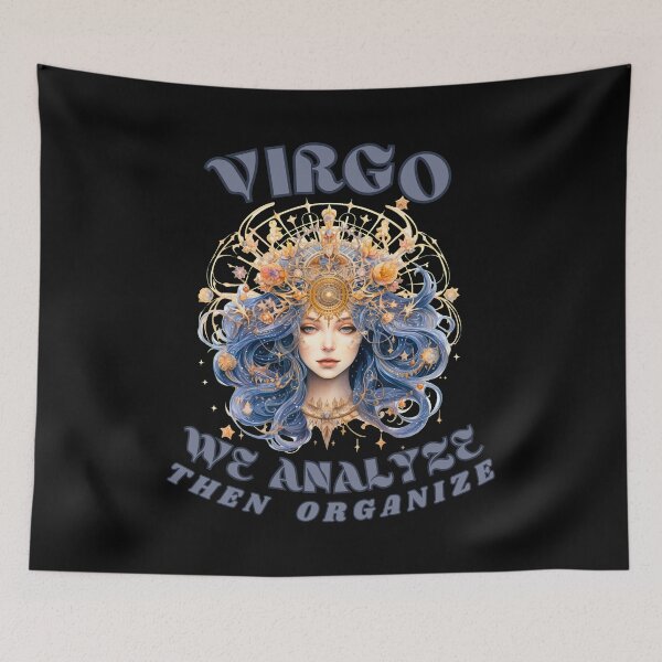 Item preview, Virgo. We Analyze, Then Organize. cute virgo designed and sold by ZodiacWonders.
