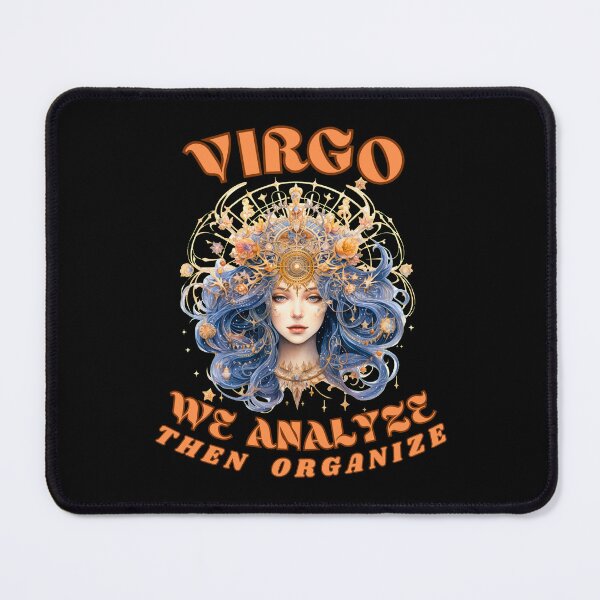 Item preview, Virgo. We Analyze, Then Organize. virgo characteristics designed and sold by ZodiacWonders.