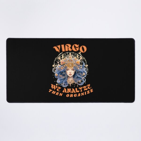Item preview, Virgo. We Analyze, Then Organize. virgo characteristics designed and sold by ZodiacWonders.