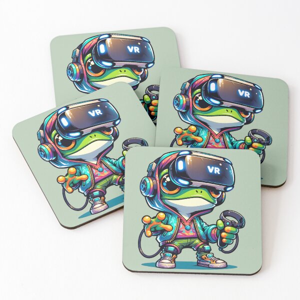 Item preview, Froggy VR Enthusiast: Gaming Amphibian designed and sold by Kwanbaba21.