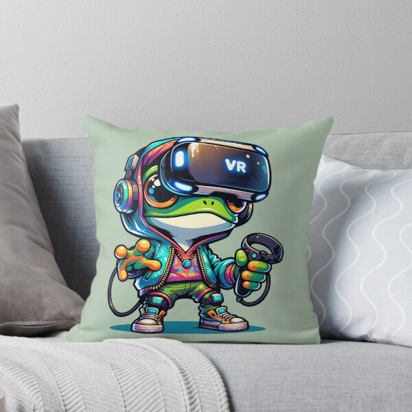 Item preview, Froggy VR Enthusiast: Gaming Amphibian designed and sold by Kwanbaba21.