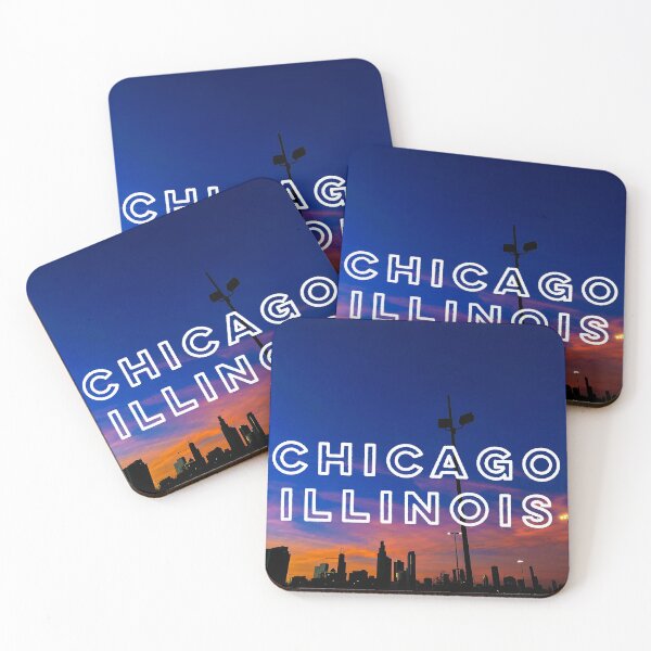 Artikelvorschau, Chicago-Illinois-Sonnenuntergangfoto entworfen und verkauft von RollingRC.