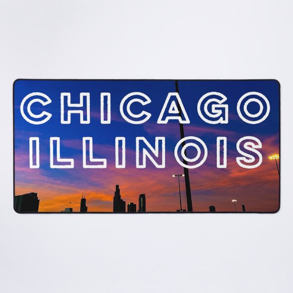 Artikelvorschau, Chicago-Illinois-Sonnenuntergangfoto entworfen und verkauft von RollingRC.
