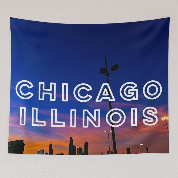 Item preview, Chicago Illinois Sunset Photo designed and sold by RollingRC.