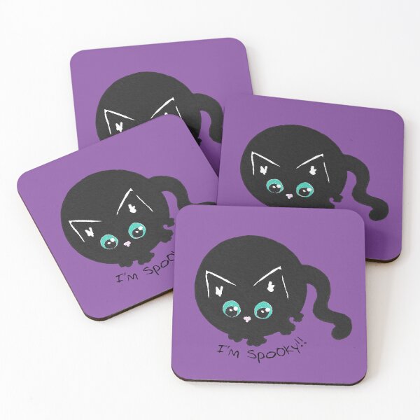 Item preview, I'm Spooky Circle Cat designed and sold by TooCoolUnicorn.