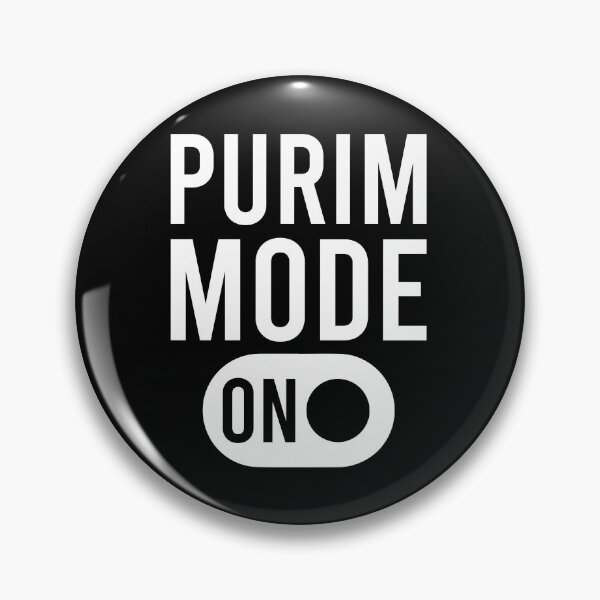 Item preview, Funny Retro Purim Mode On, Purim and Costumes, Purim Activities designed and sold by Soul-Inspirer.