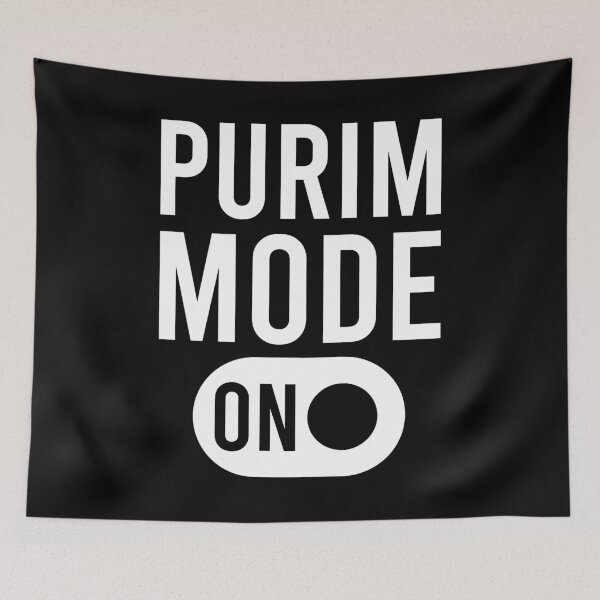 Item preview, Funny Retro Purim Mode On, Purim and Costumes, Purim Activities  designed and sold by Soul-Inspirer.