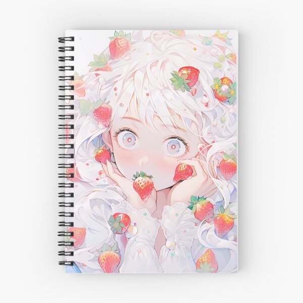 Item preview, Strawberry Bliss Anime Girl designed and sold by bubblegoth.
