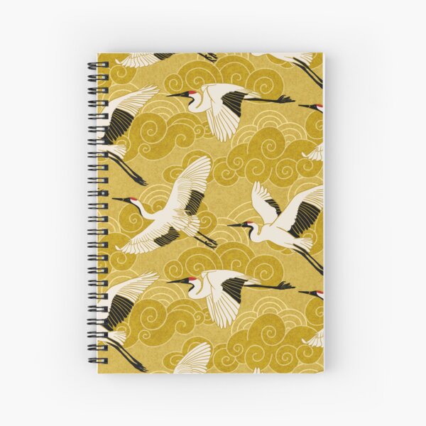 Item preview, Japanese Cranes on Gold designed and sold by ShellyPenko.