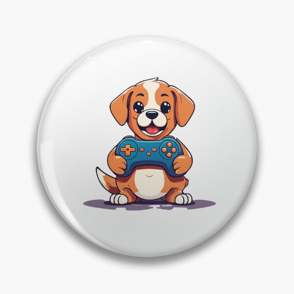 Item preview, Gamer Dog Playing Video Games designed and sold by Majestic Paws.